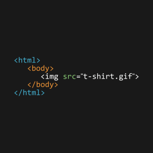 HTML Funny Shirt Design T-Shirt