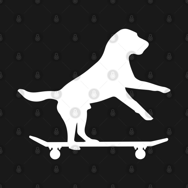 Dog On A Skateboard by kimmieshops