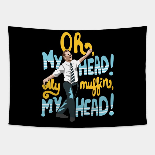 My head, my muffin! Tapestry by KsuAnn