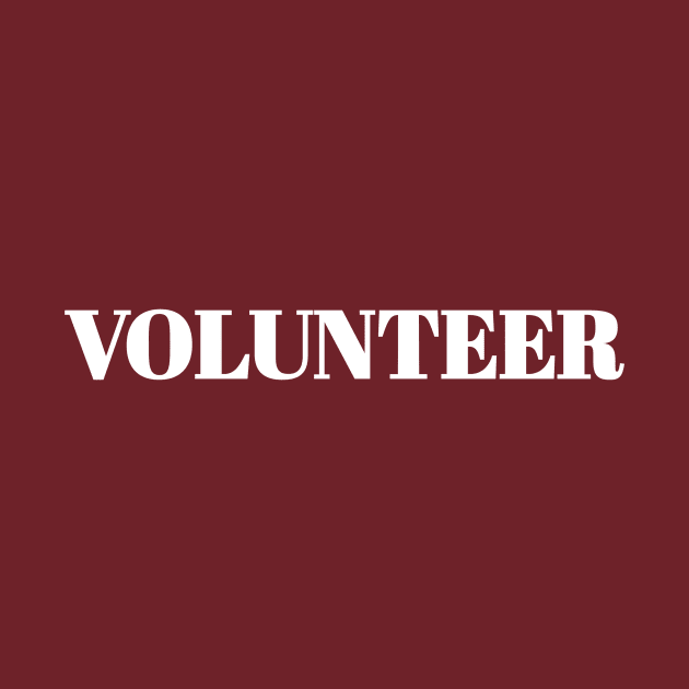 Volunteer by Menu.D