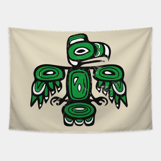 Seattle Totems - Vintage/Distressed Style Tapestry by CultOfRomance