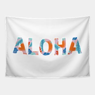 Aloha Hawaiian Vintage Pattern Design Tapestry