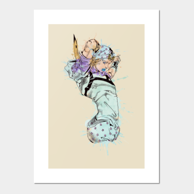 Johnny Joestar Jojos Bizarre Adventure Poster Und Kunst Teepublic De Johnny Joestar Jojos Bizarre Adventure Poster Und Kunst Teepublic De