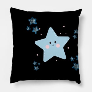 My Blue Star Pillow