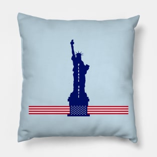 statue of Liberty Please Vote Pillow