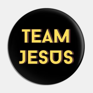 Team Jesus | Christian Saying Pin