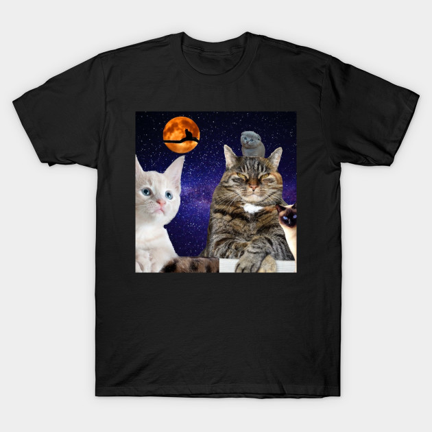 Cats In Space Cats T Shirt Teepublic