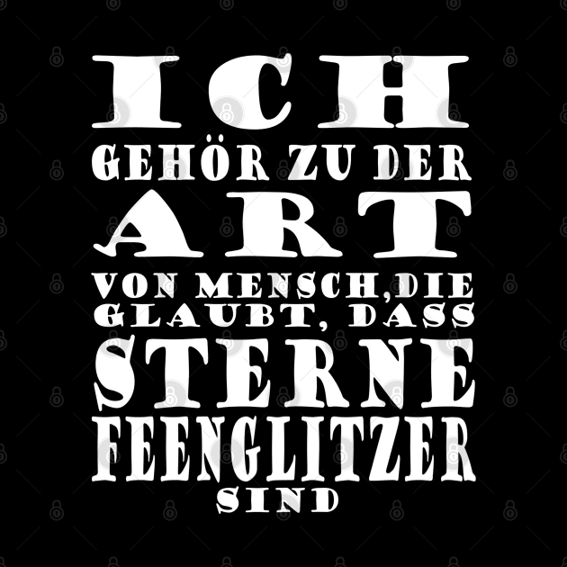 Sterne Feenglitzer Mädchen Einhorn Spruch by FindYourFavouriteDesign