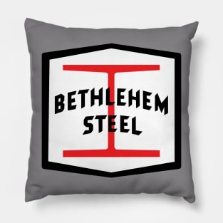 Bethlehem Steel Mill Logo Pillow