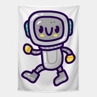 Astronaut doodle in hand drawn style Tapestry