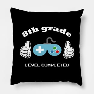 8th grade gamer graduation t-shirt Pillow