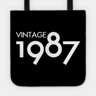 Vintage 1987 Gift 33rd Birthday Party Tote