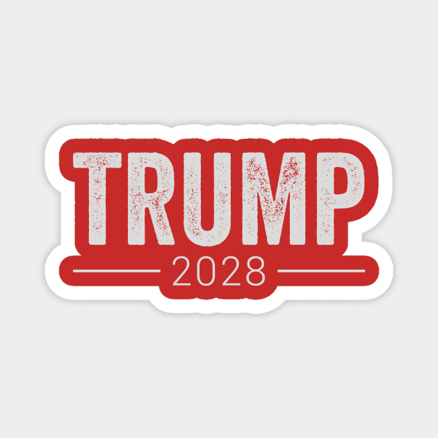 Trump 2028 Magnet by ArtistTee ⭐⭐⭐⭐⭐