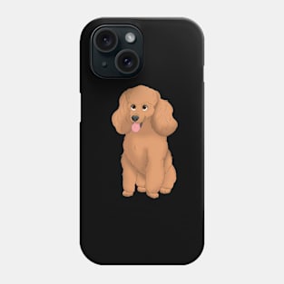 Red Miniature Poodle Dog Phone Case