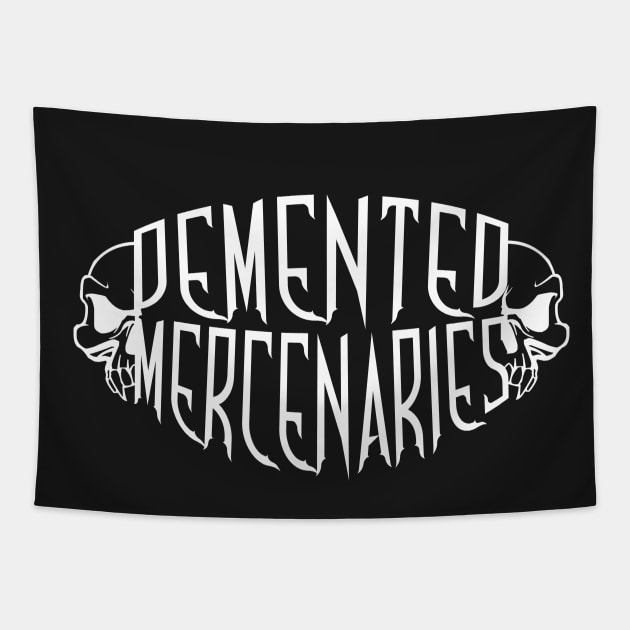 Demented Mercenaries Skull Tapestry by elbanditohiphop