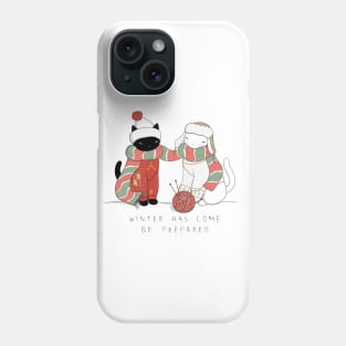 Winter Cats Phone Case