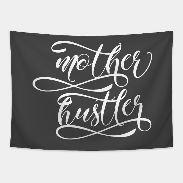 White Mother hustler Tapestry by TheBlackCatprints