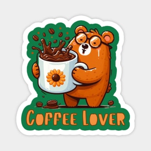 Coffee Bear Magnet