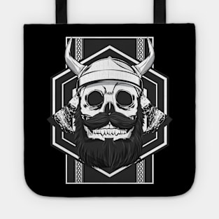 Valhalla Tshirt Viking Skull Tote