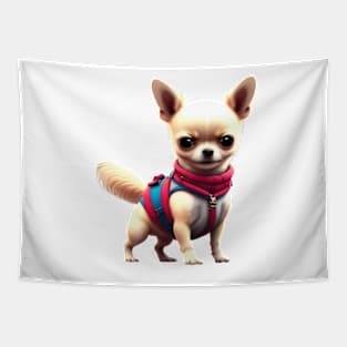 Chihuahua in suit Tapestry