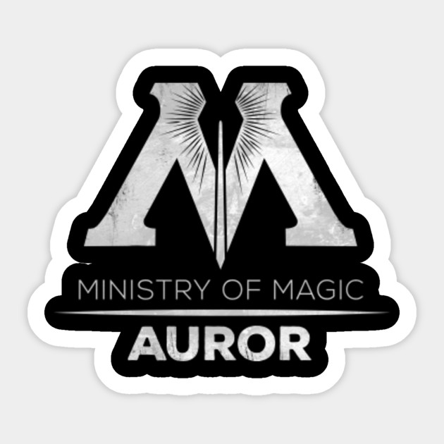 MINISTRY OF MAGIC - AUROR - Harry Potter - Sticker | TeePublic