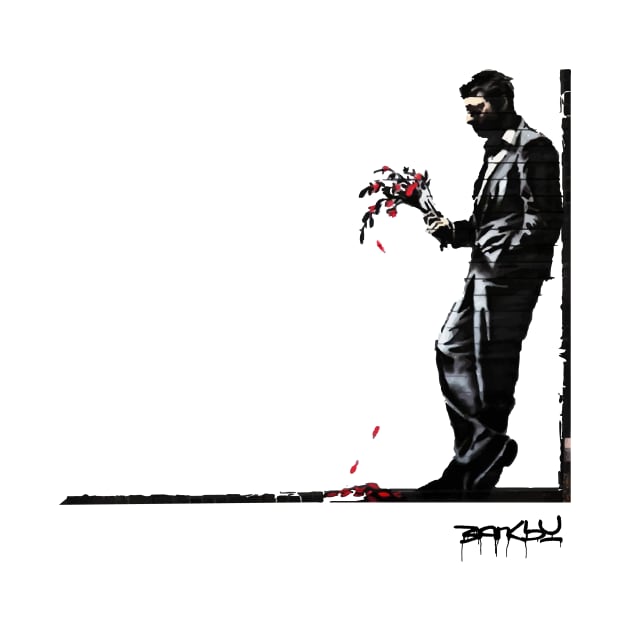 BANKSY Waiting in Vain by inkstyl