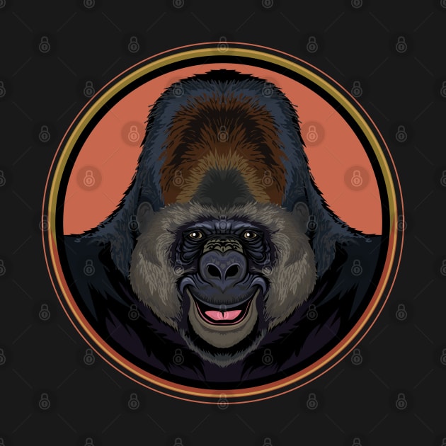 Gorilla Circle by Peppermint Narwhal
