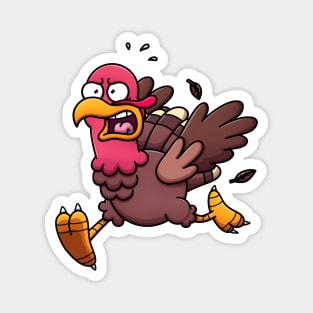 Running Turkey Magnet