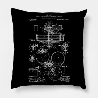 Washing Machine patent 1916 Pillow