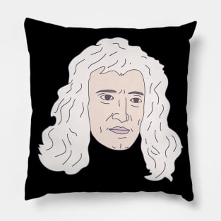 Isaac Newton - Famous Scientist - Calculus Inventor Pillow