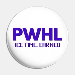 Pwhl Ice time.earned Pin