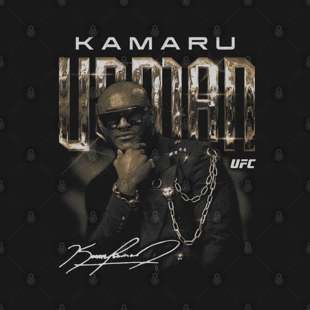 Kamaru Usman Grunge by ganisfarhan