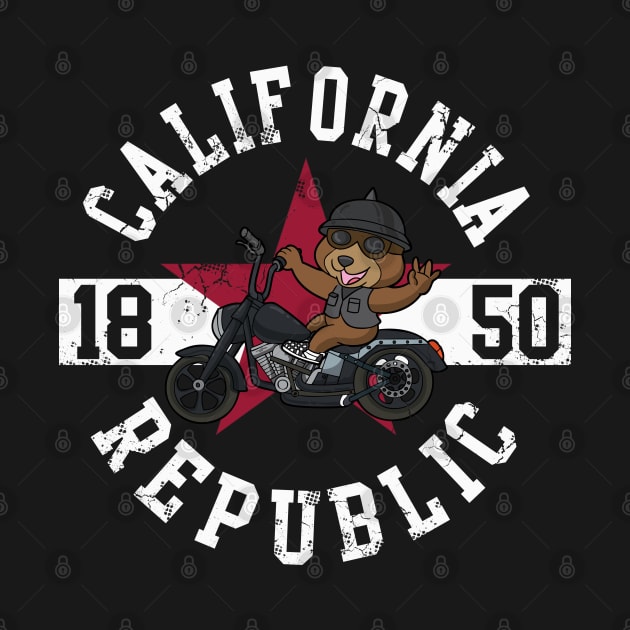 California Republic 1850 Biker Bear Motorcycle by E