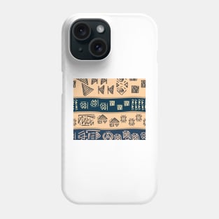 egyptian and african mud cloth Phone Case