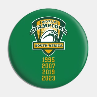 Springboks World Champions Pin