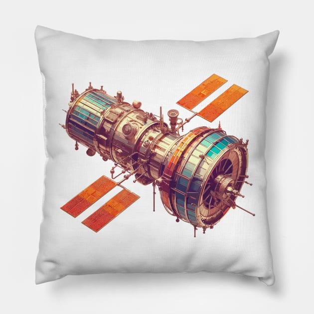 Satellite Pillow by Vehicles-Art