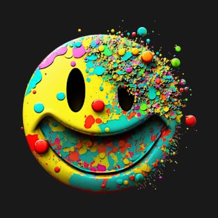 Pop Culture Smiley Face T-Shirt