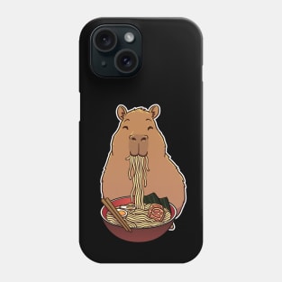 Capybara Ramen Phone Case