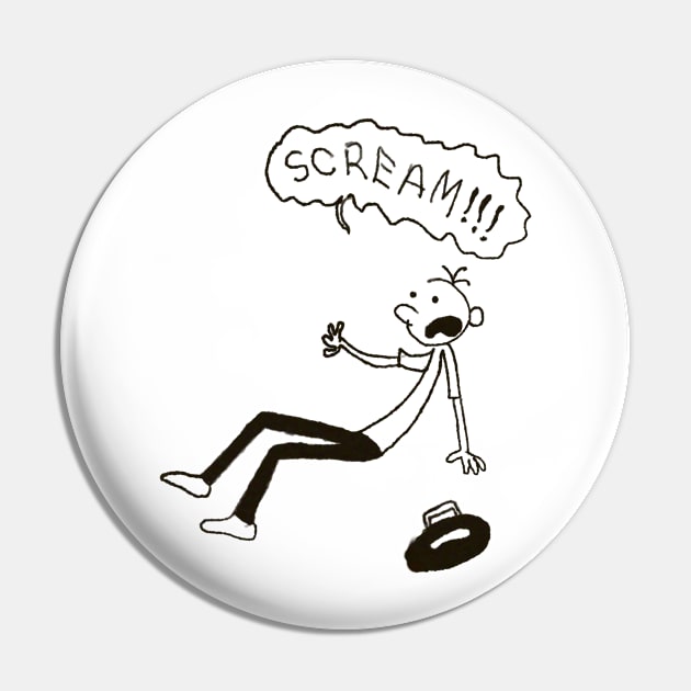 Greg screaming Pin by Jubida Joba