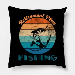 Retirement Plan Fishing Pillow