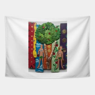 Adam and Eve by Harriette Knight Tapestry