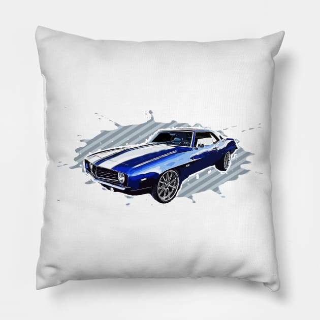 Chevy Camaro Pillow by Joe_Deluxe