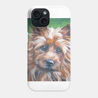 australian Terrier Fine Art Painting Phone Case