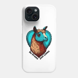 No Drama, Just Llama: Adding Playful Charm to Your Day with Cute Heart and Llama Phone Case