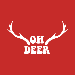 cute oh deer antlers T-Shirt