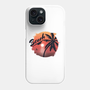 The evening beach Phone Case