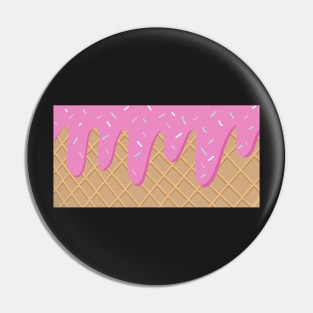 Ice Cream Mask Pin