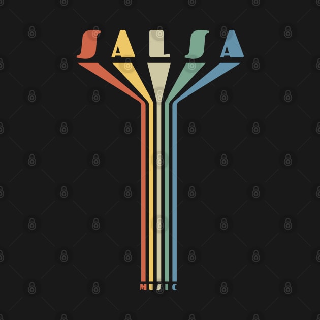 Salsa Music 5 Color Stripes by bailopinto