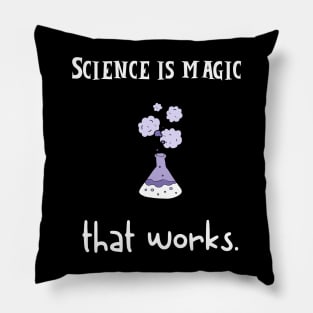 science is magic that works Pillow