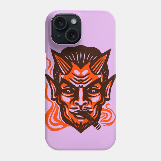 RED SATAN Phone Case by ConradGarner